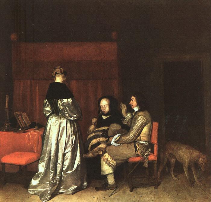 TERBORCH, Gerard Paternal Admonition  r